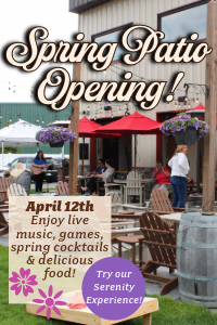 Spring Patio Opening