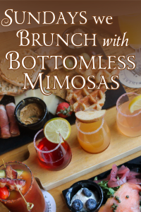 Sundays We Brunch with Bottomless Mimosas