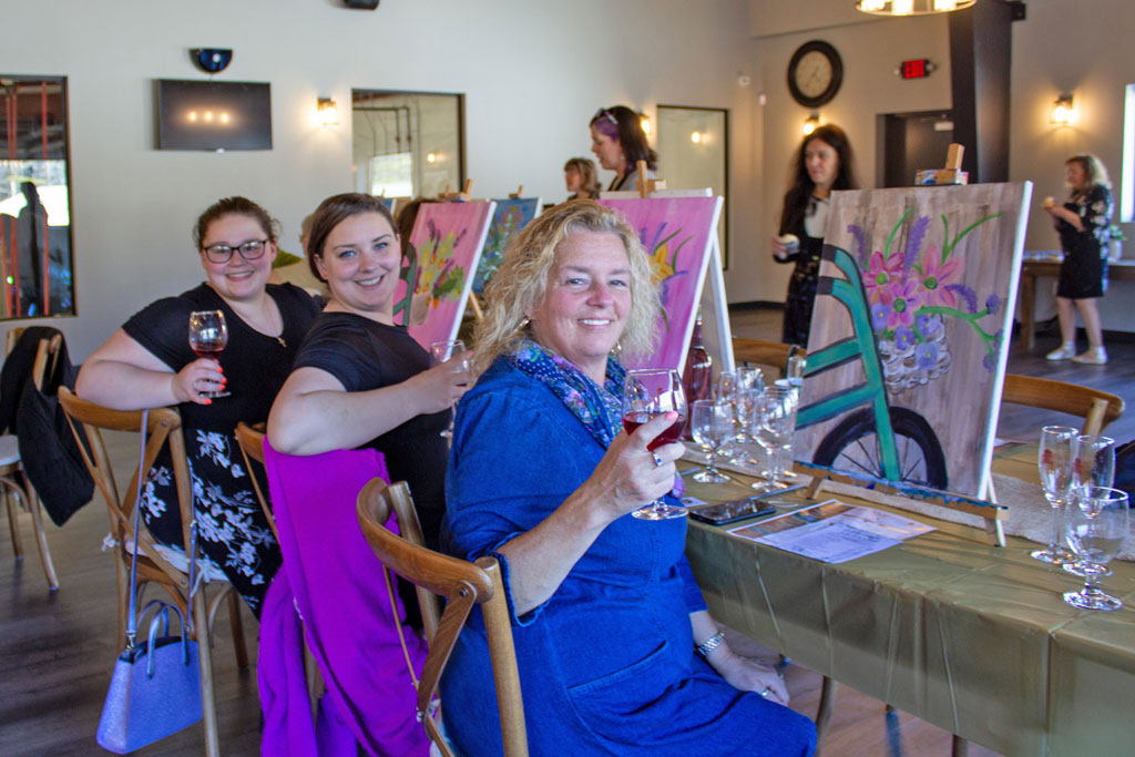 Paint n Sip at Adirondack Winery