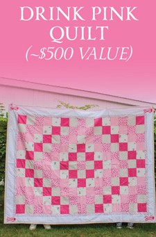 Drink Pink Raffle Ticket - Quilt 1