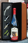 Leather Barrel Pinot Gift Set