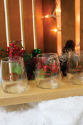 Stemless Glass and Board Flight Set