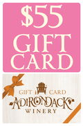 Adirondack Winery $55 Gift Certificate