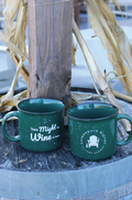 Logo Camp Coffee Cup Green