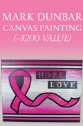 Drink Pink Raffle Ticket - Mark Dunbar Painting